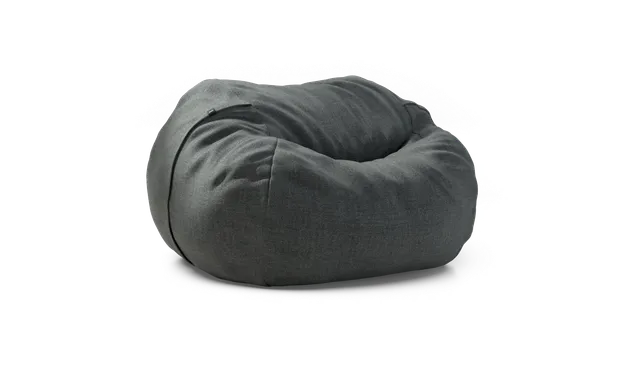 vetsak Beanbag L pouf grigio scuro pique da esterno ampio