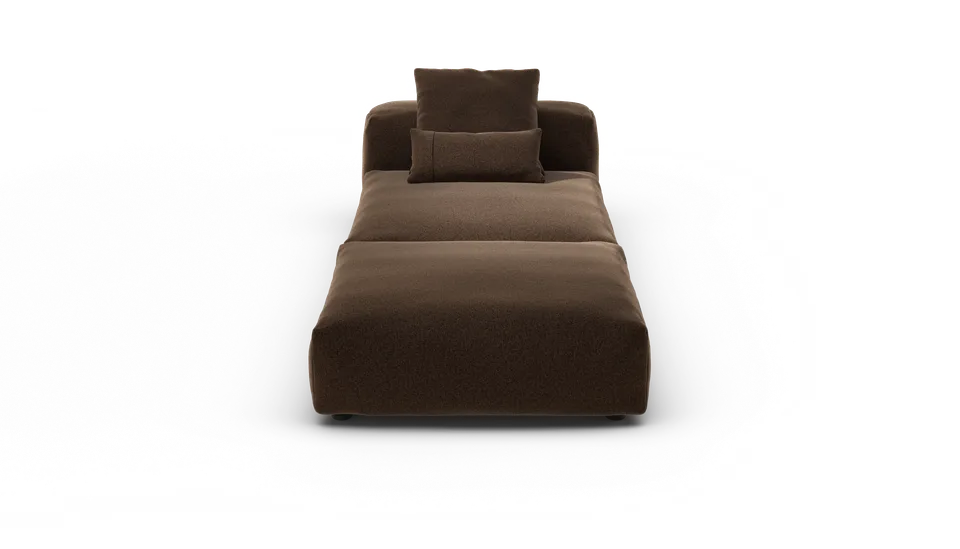 vetsak Set 07 Sun Lounger daybed pebble umber 105x220