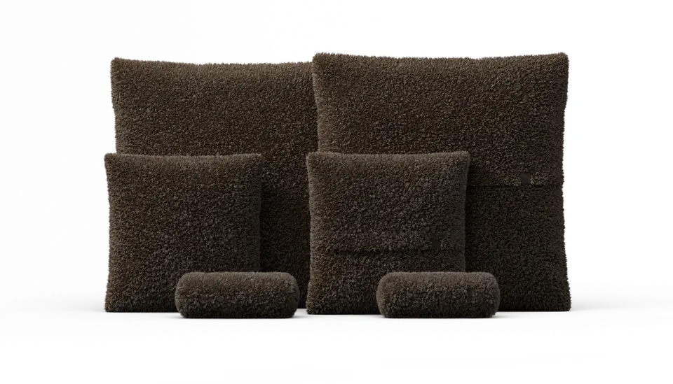 vetsak Pillow Set 3 set cuscini doodle cacao