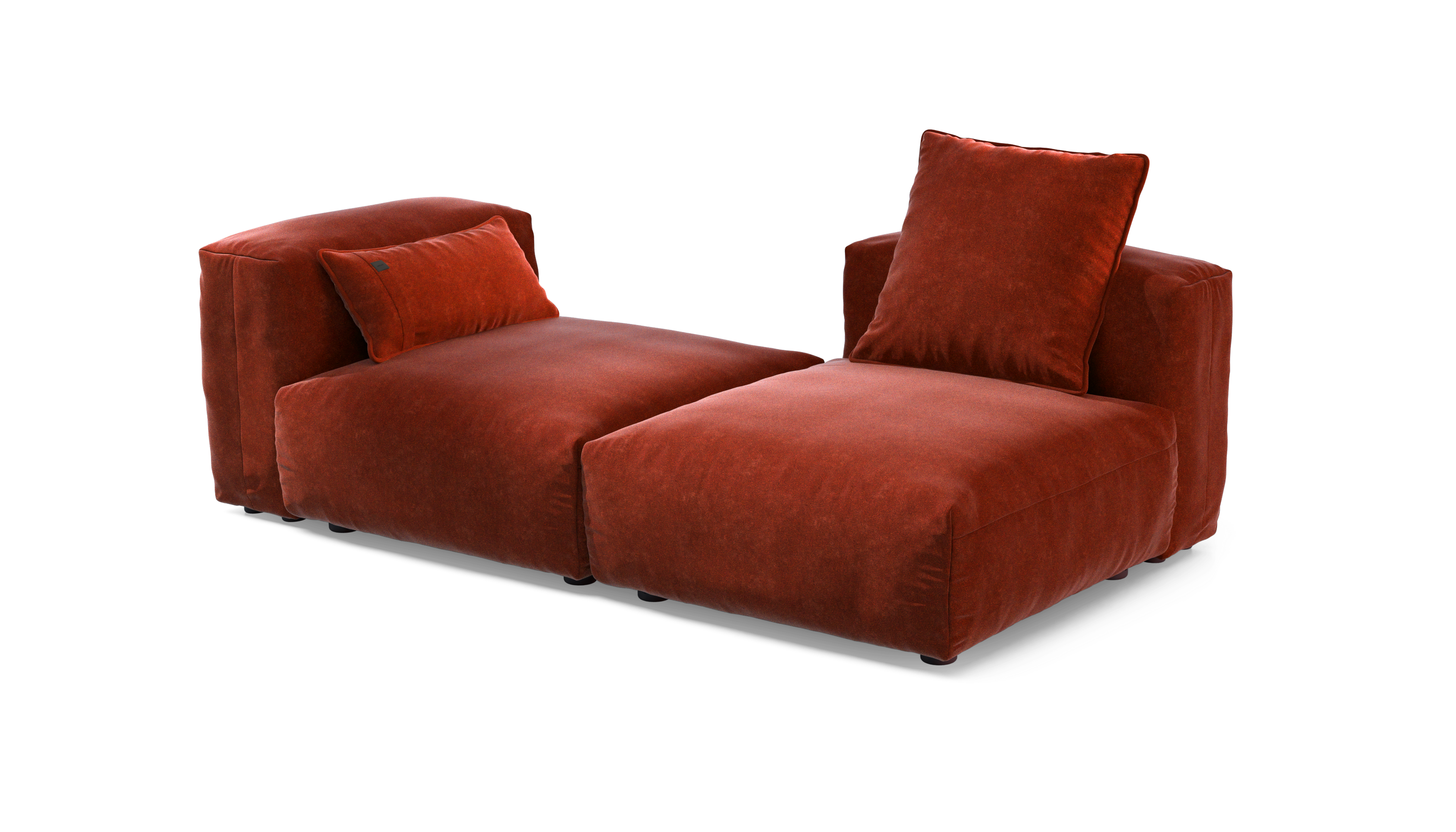 vetsak Sofa Set 01 Medium divano Suave Saffron 168x115 modulare