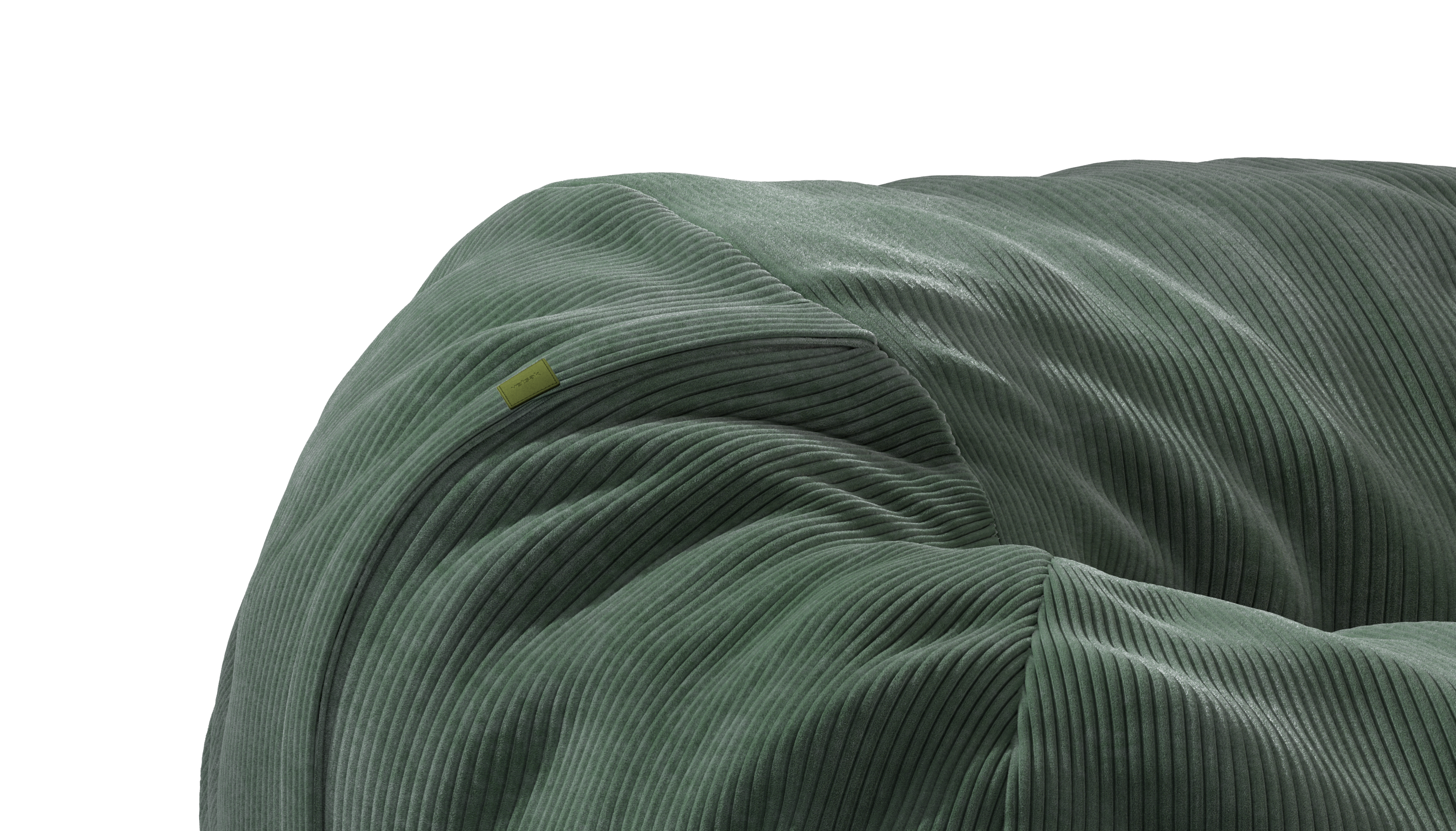 Vetsak Beanbag Medium pouf hunter velluto a coste