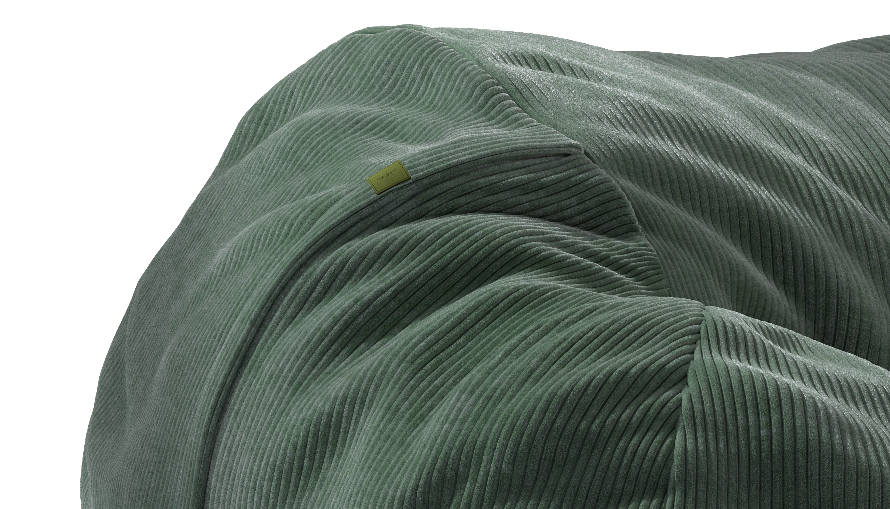 vetsak Beanbag Large pouf velluto hunter