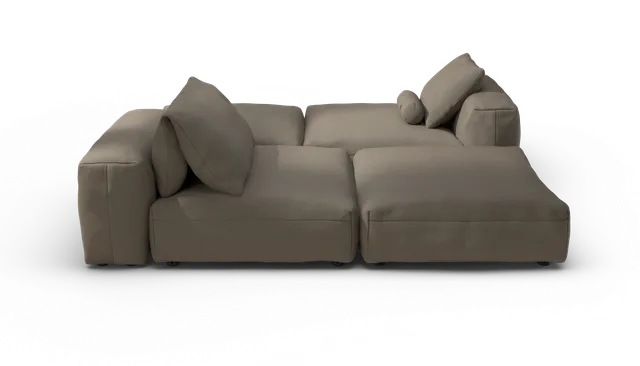 vetsak Sofa Set 08 Daybed divano esterno 6 posti driftwood