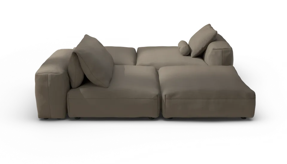vetsak Sofa Set 08 Daybed divano esterno 6 posti driftwood