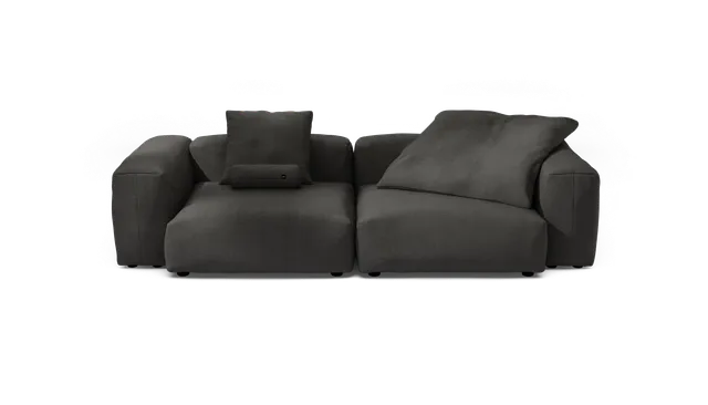 vetsak Sofa Set 02 Large divano modulare Herringbone grigio