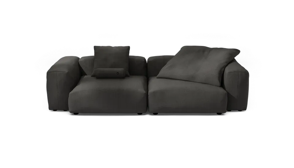 vetsak Sofa Set 02 Large divano modulare Herringbone grigio