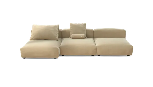 vetsak Sofa Set 04 divano modulare 5 posti Suave crema
