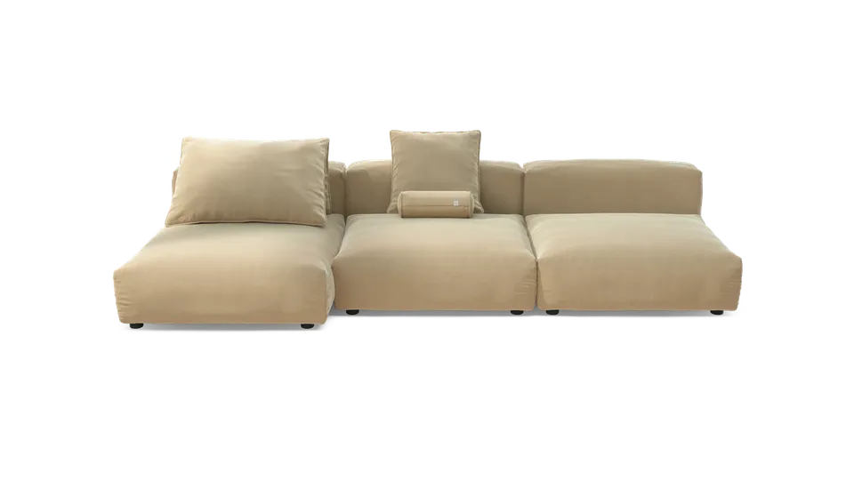 vetsak Sofa Set 04 divano modulare 5 posti Suave crema