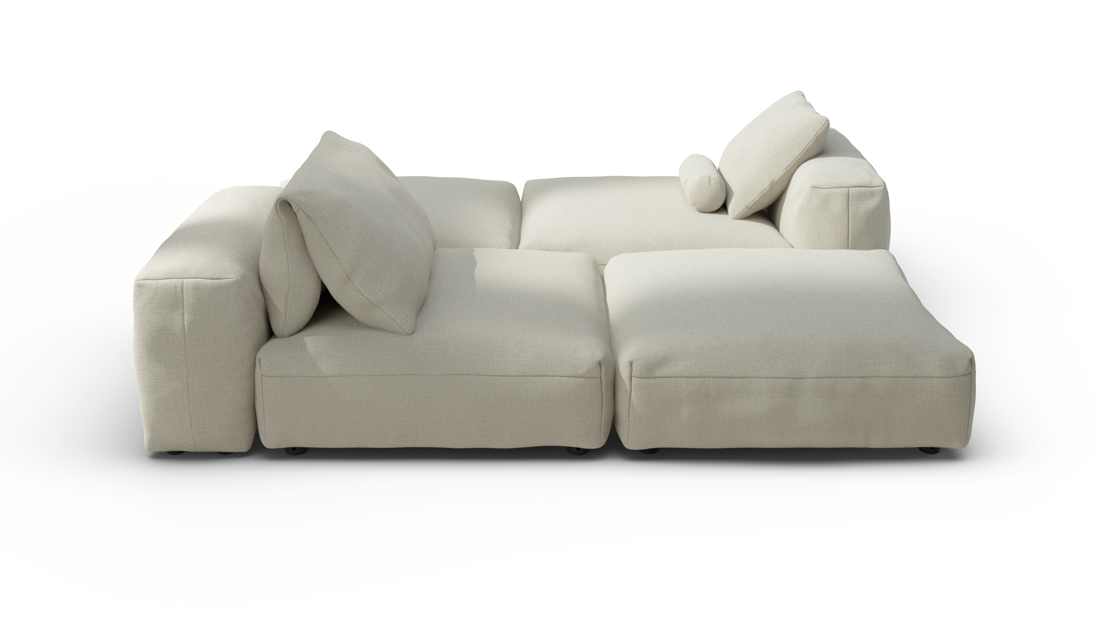 vetsak Sofa Set 08 Daybed divano modulare Ecru Breeze 210x241