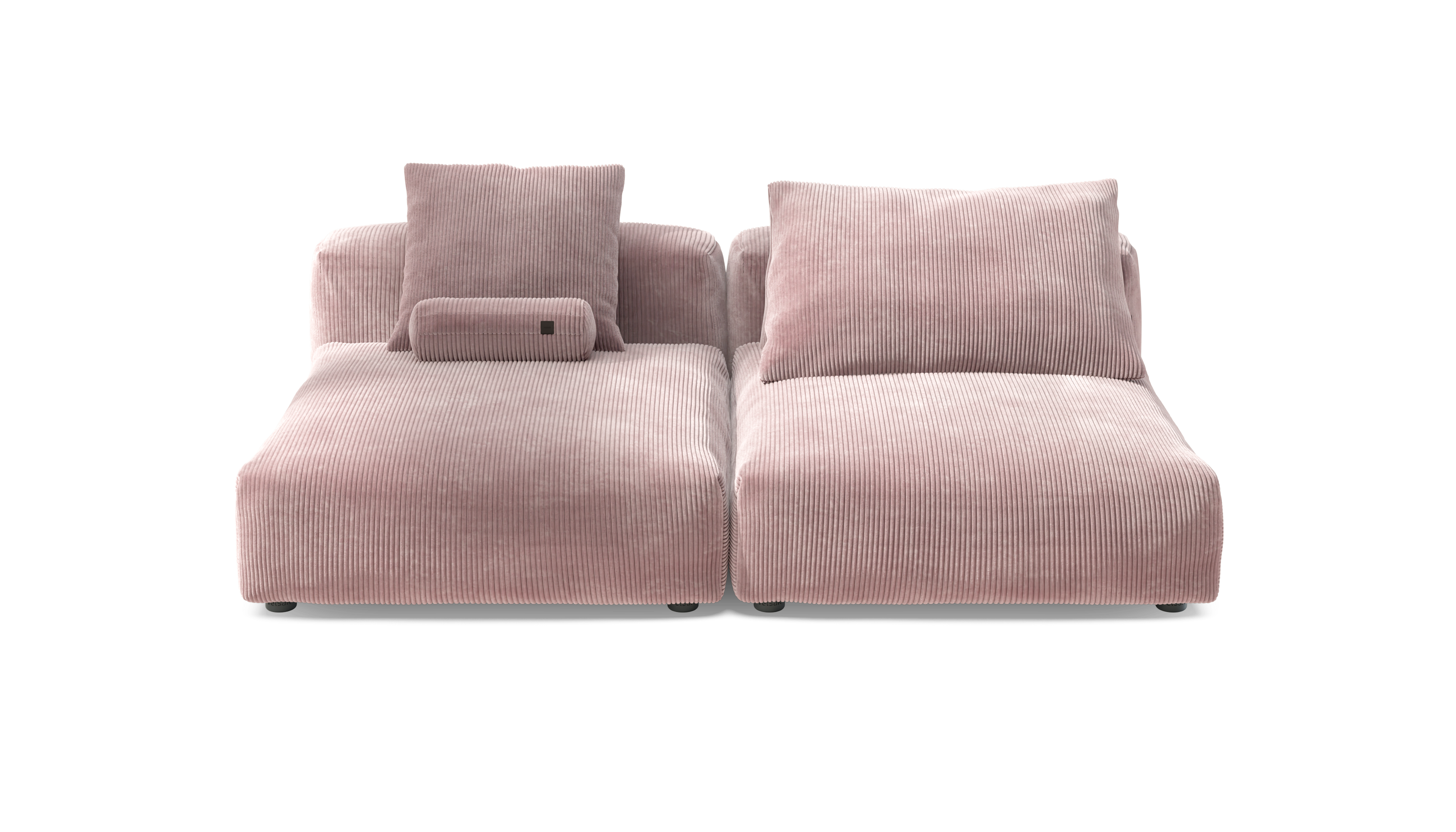 vetsak Sofa Set 01 XLarge divano 4 posti velluto rosa