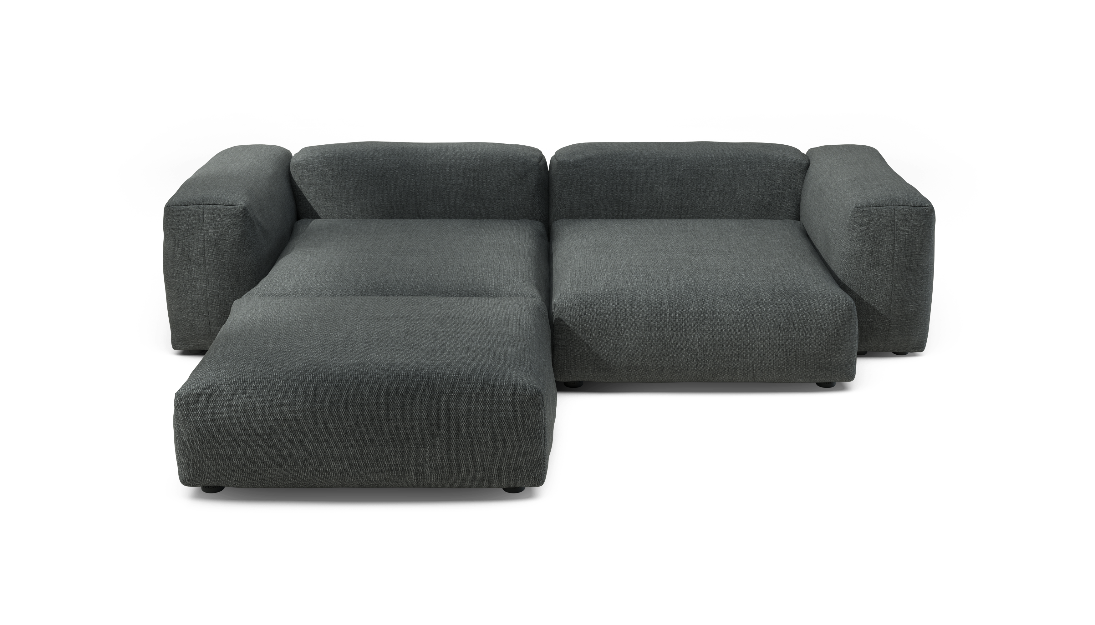 vetsak Sofa Set 03 divano angolare grigio scuro a L