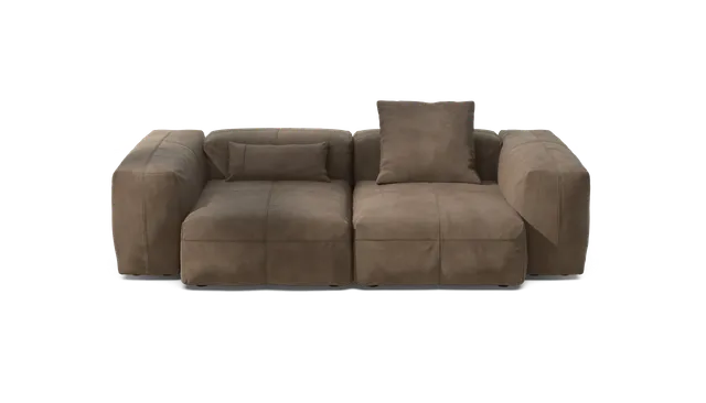 vetsak Sofa Set 02 Medium divano modulare pelle cacao