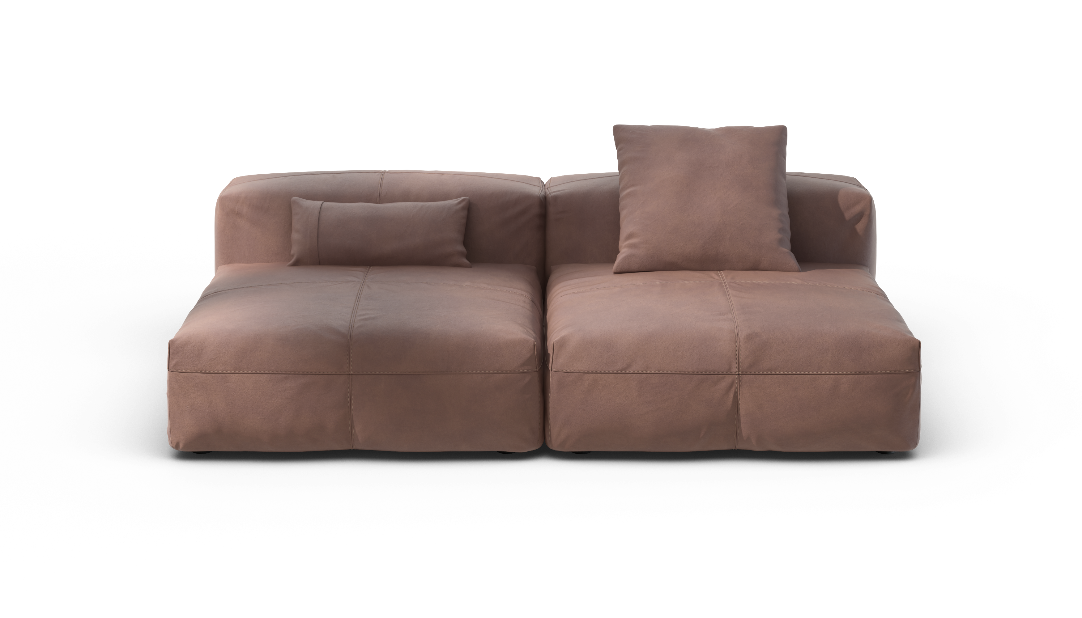 vetsak Sofa Set 01 Large divano modulare stone in pelle