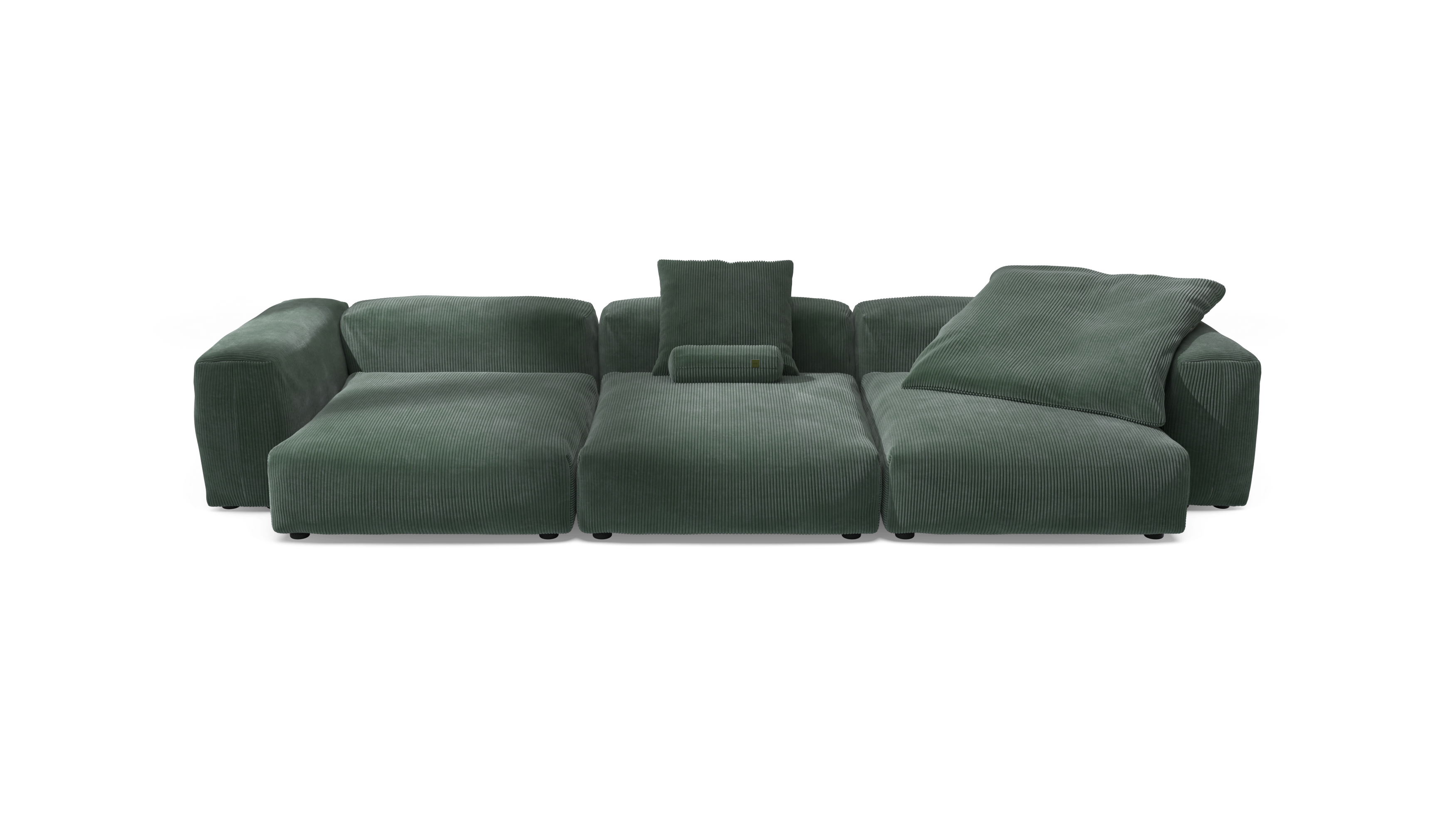 vetsak Sofa Set 05 divano modulare verde Hunter 5 posti