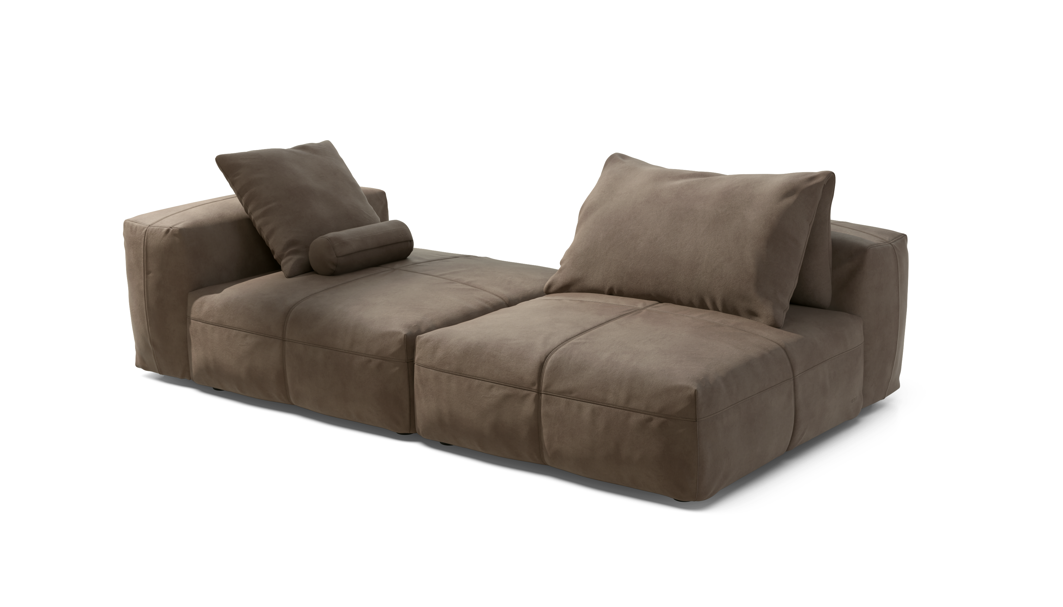 vetsak Sofa Set 01 XLarge divano pelle cacao 210x136