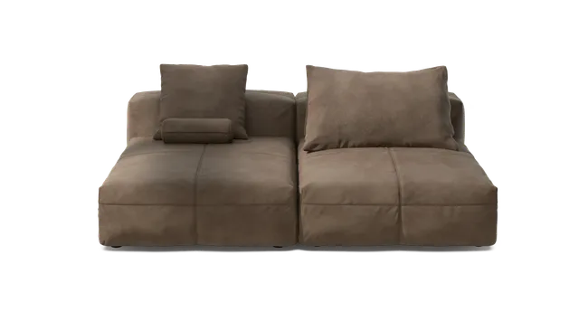 vetsak Sofa Set 01 XLarge divano pelle cacao 210x136