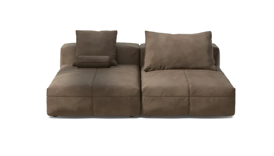vetsak Sofa Set 01 XLarge divano pelle cacao 210x136
