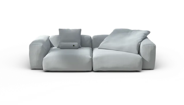 vetsak Sofa Set 02 Large divano modulare Pique turchese 4 posti