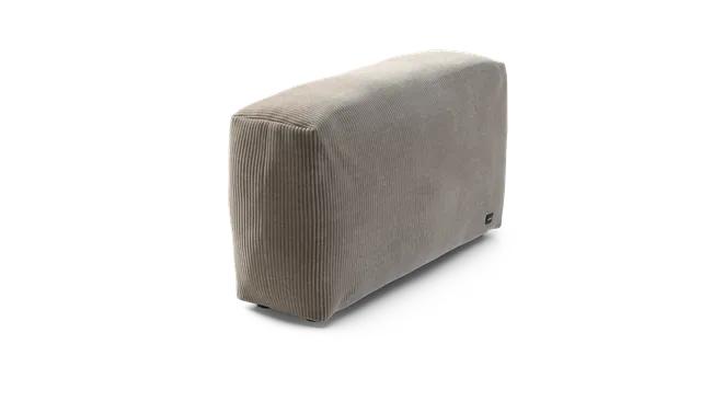 vetsak Sofa Side Large modulo divano platino 105x31 velluto