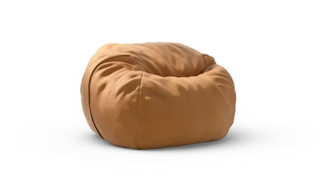 Vetsak Beanbag Medium pouf pelle marrone sfoderabile