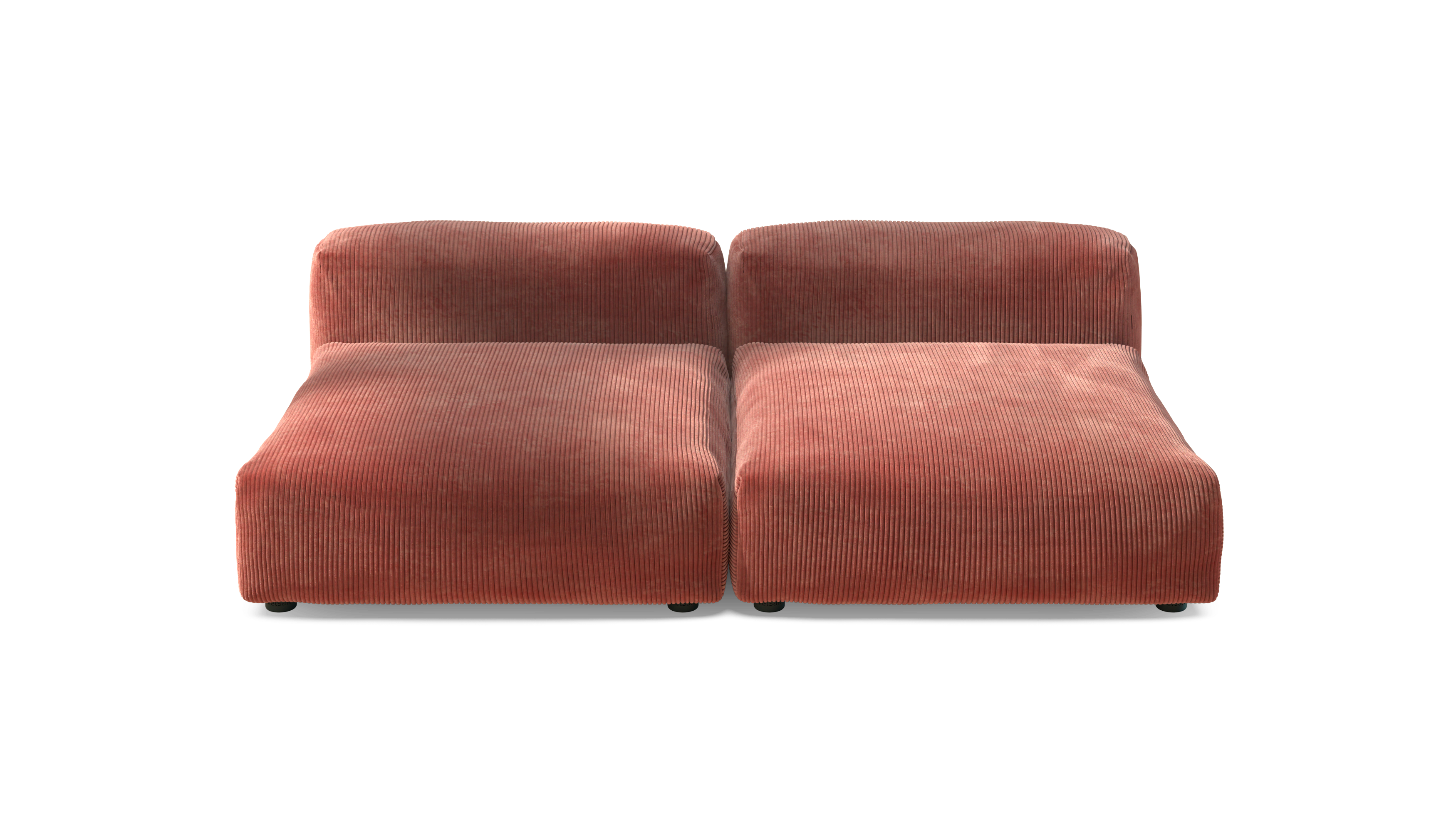 vetsak Sofa Set 01 XLarge divano 3,5 posti Cord Velour Brick