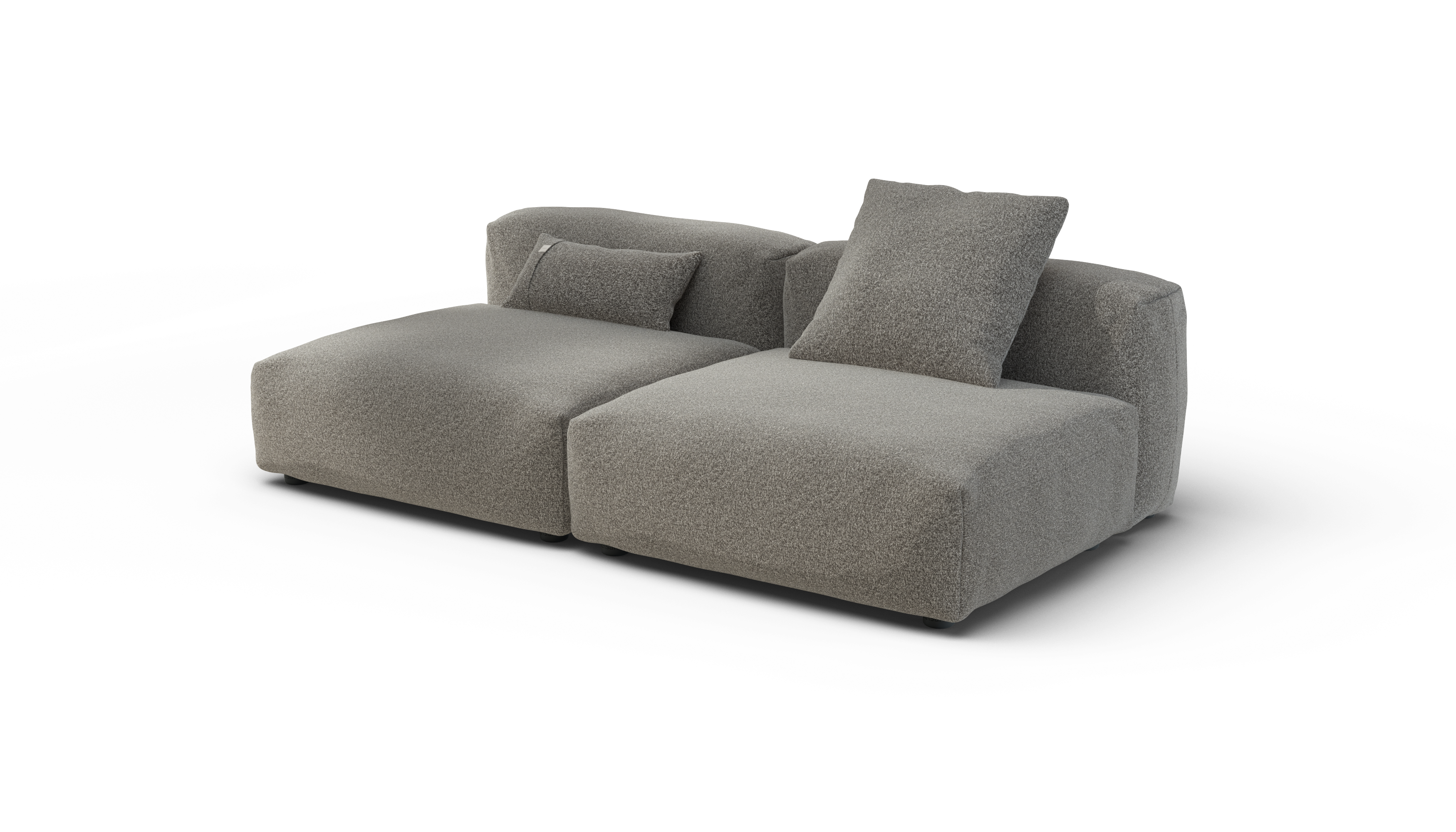 vetsak Sofa Set 01 Large divano modulare Pebble Platinum
