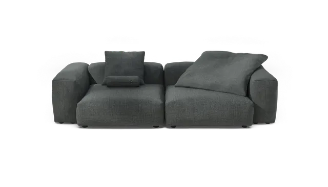 vetsak Sofa Set 02 Large divano modulare pique grigio scuro