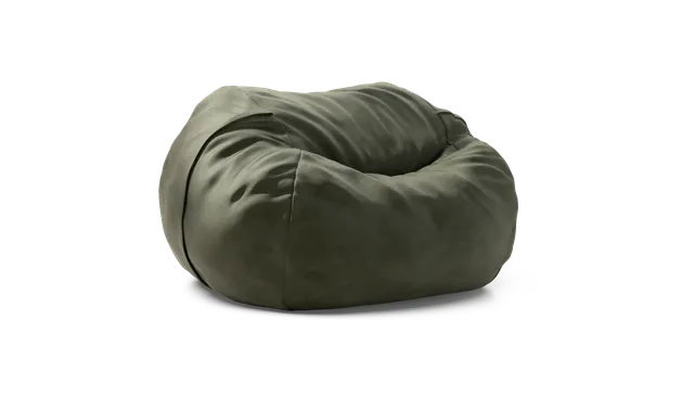 vetsak Pouf Large poltrona sacco pelle oliva