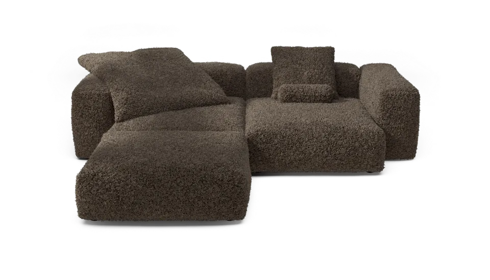vetsak Sofa Set 03 divano modulare cacao 3,5 posti