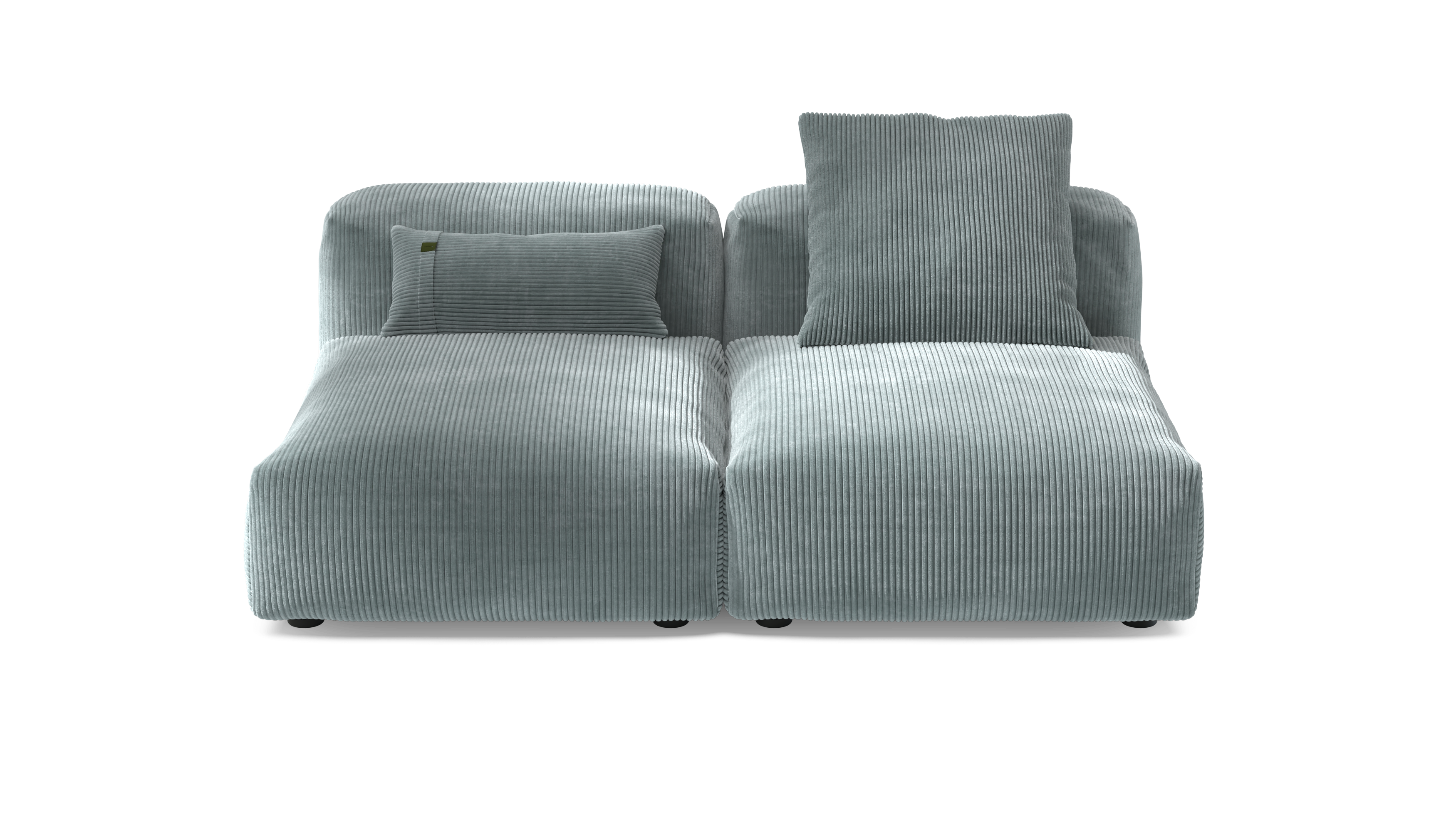 vetsak Set 01 M divano modulare menta Cord Velour 168x115
