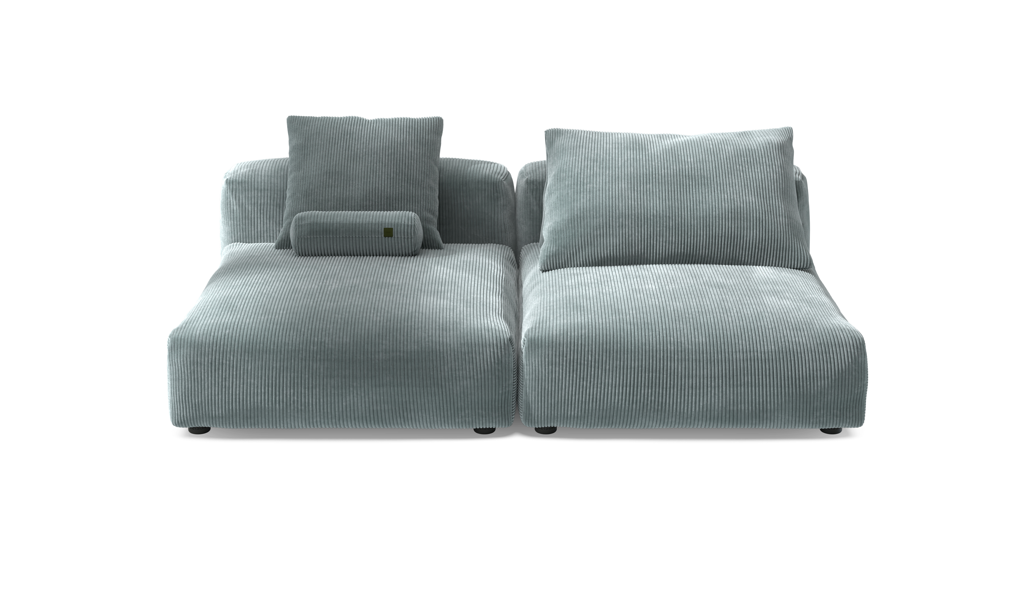 vetsak Sofa Set 01 XLarge divano modulare velluto menta 3,5 posti