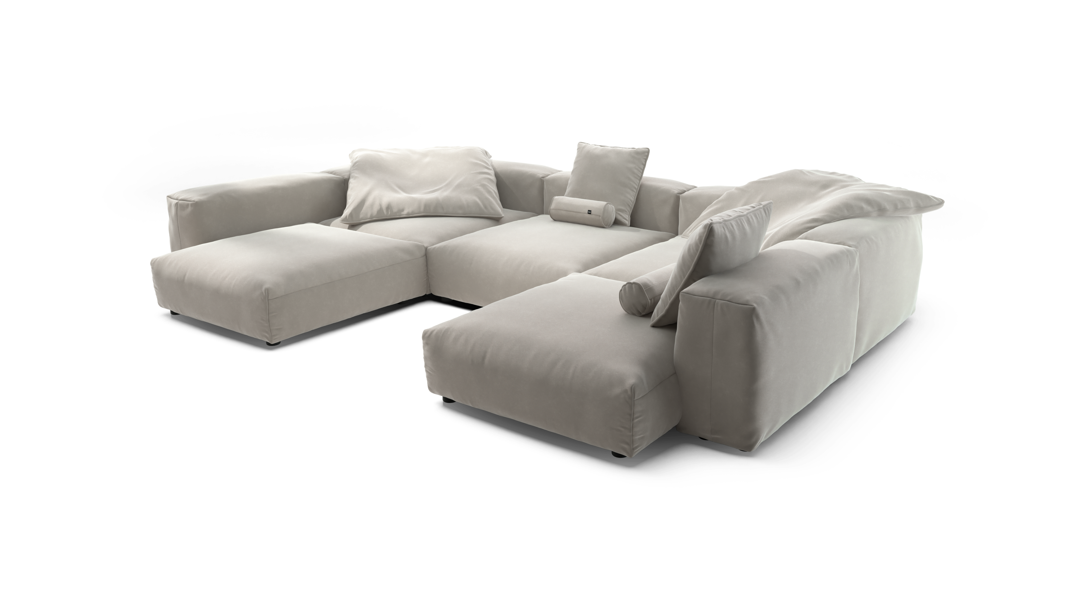 vetsak Sofa Set 06 divano modulare suave clay