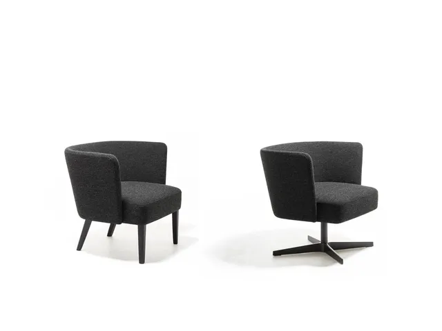 La Cividina Velour poltrona lounge seduta profonda