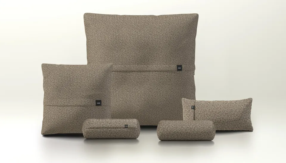 vetsak Pillow Set 4 set 4 cuscini taupe loop