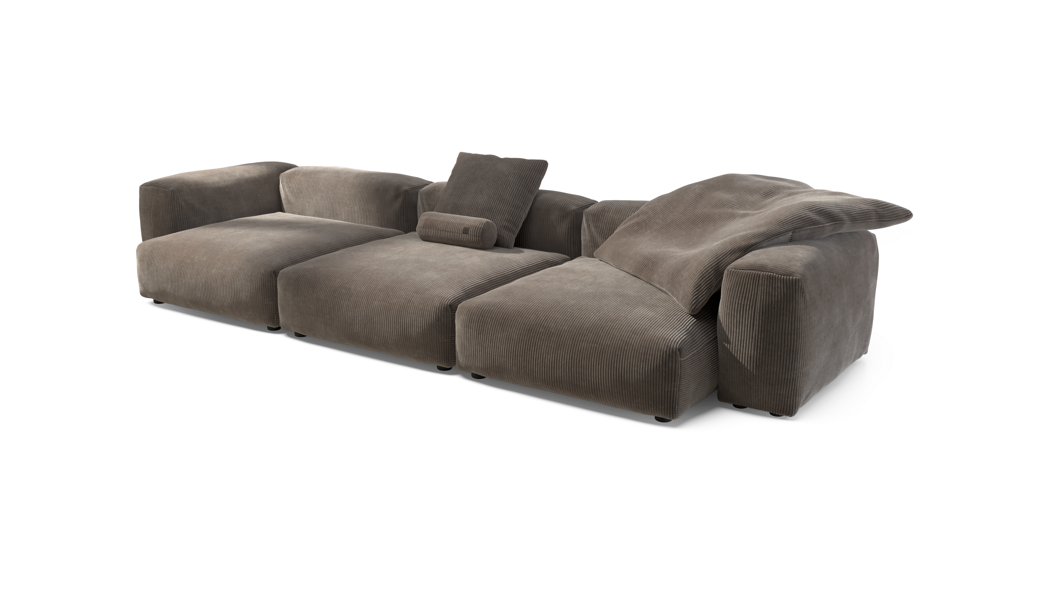 vetsak Sofa Set 05 divano angolare mocha 377x136