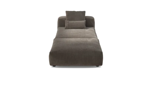 vetsak Sofa Set 07 chaise longue 2 posti Mocha Velour