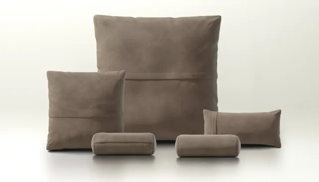 Vetsak Pillow Set 4 set cuscini pelle cacao