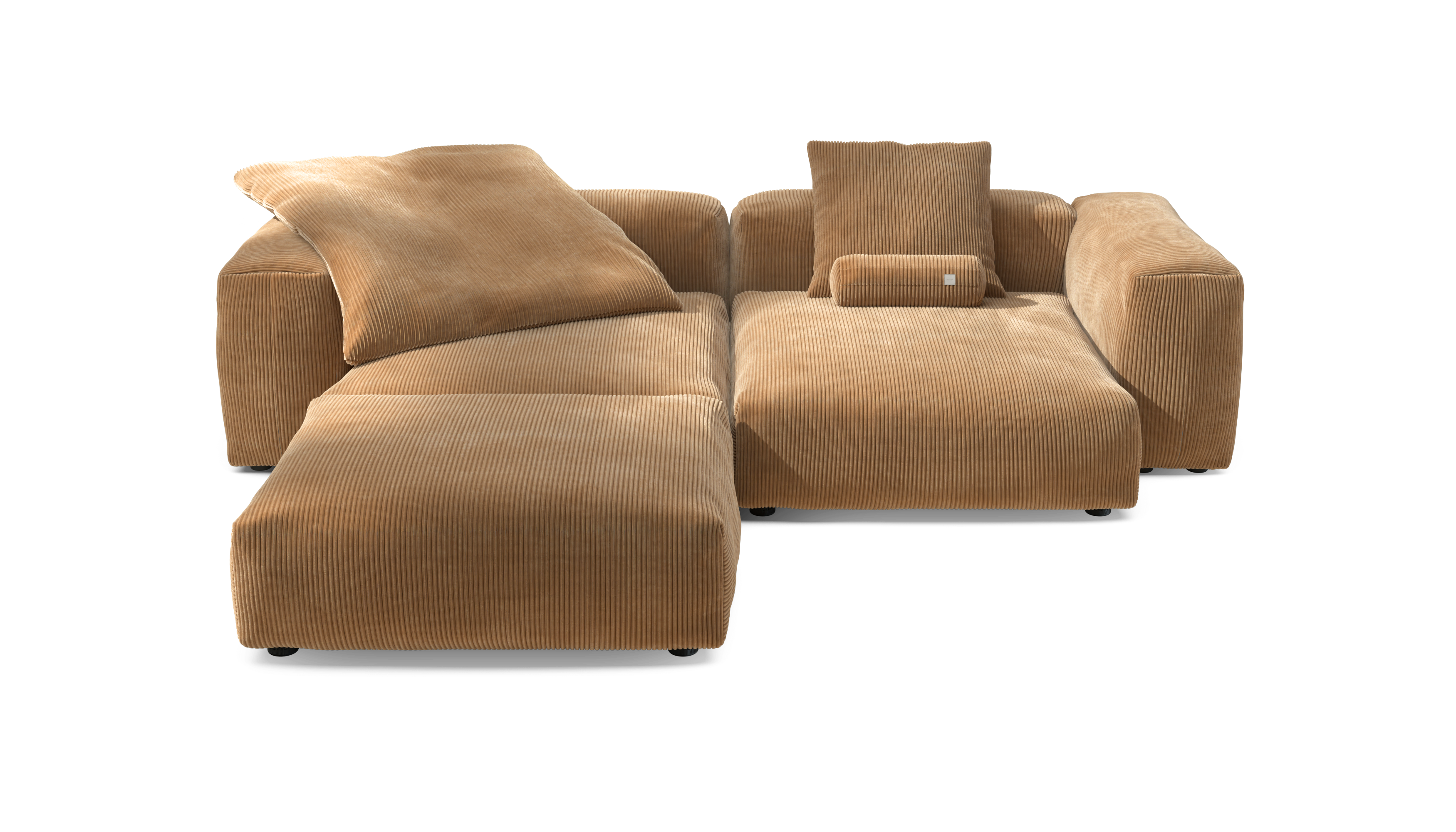 vetsak Sofa Set 03 divano cammello Cord Velour 272x220