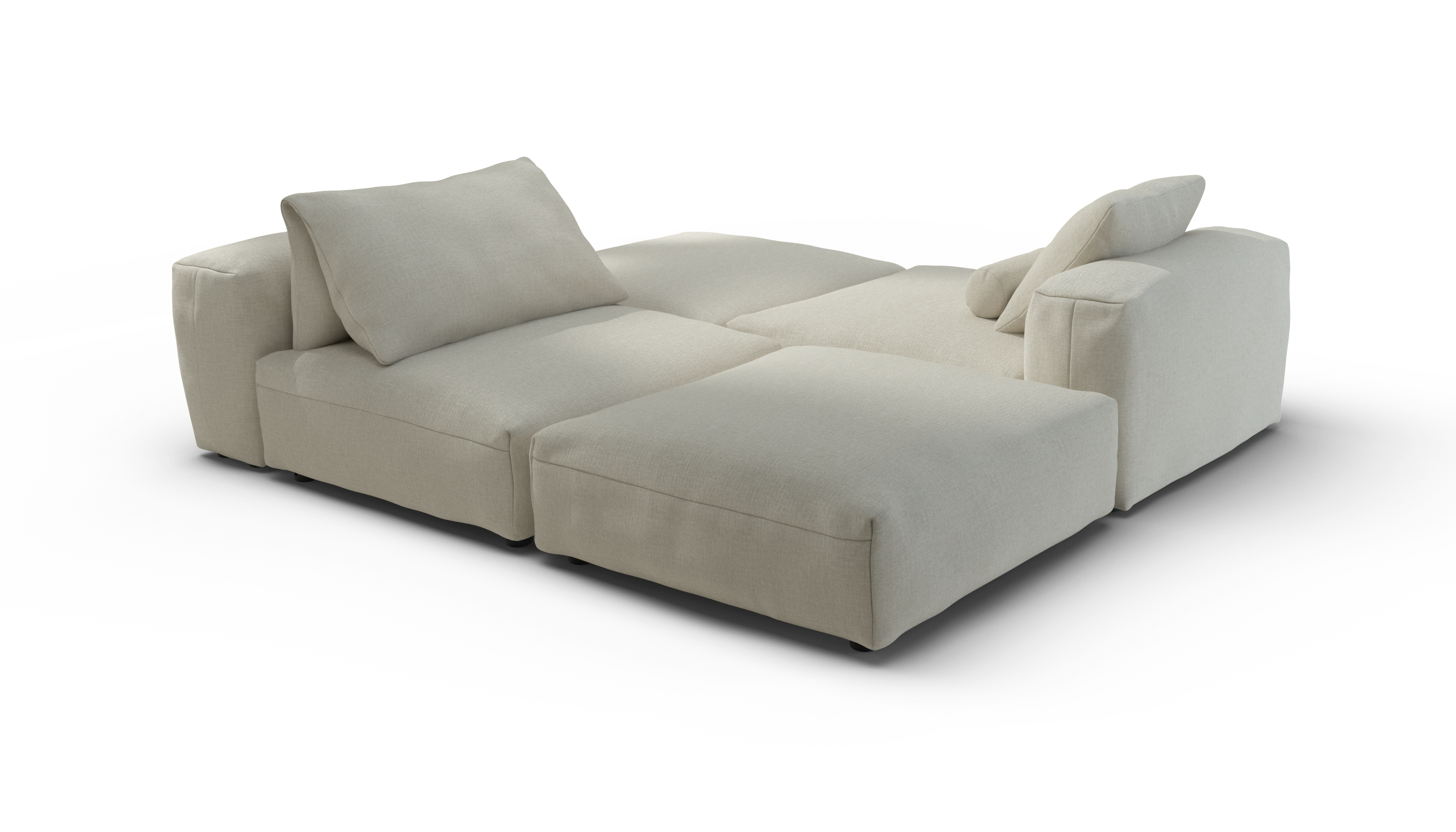 vetsak Sofa Set 08 Daybed divano modulare Ecru Breeze 210x241