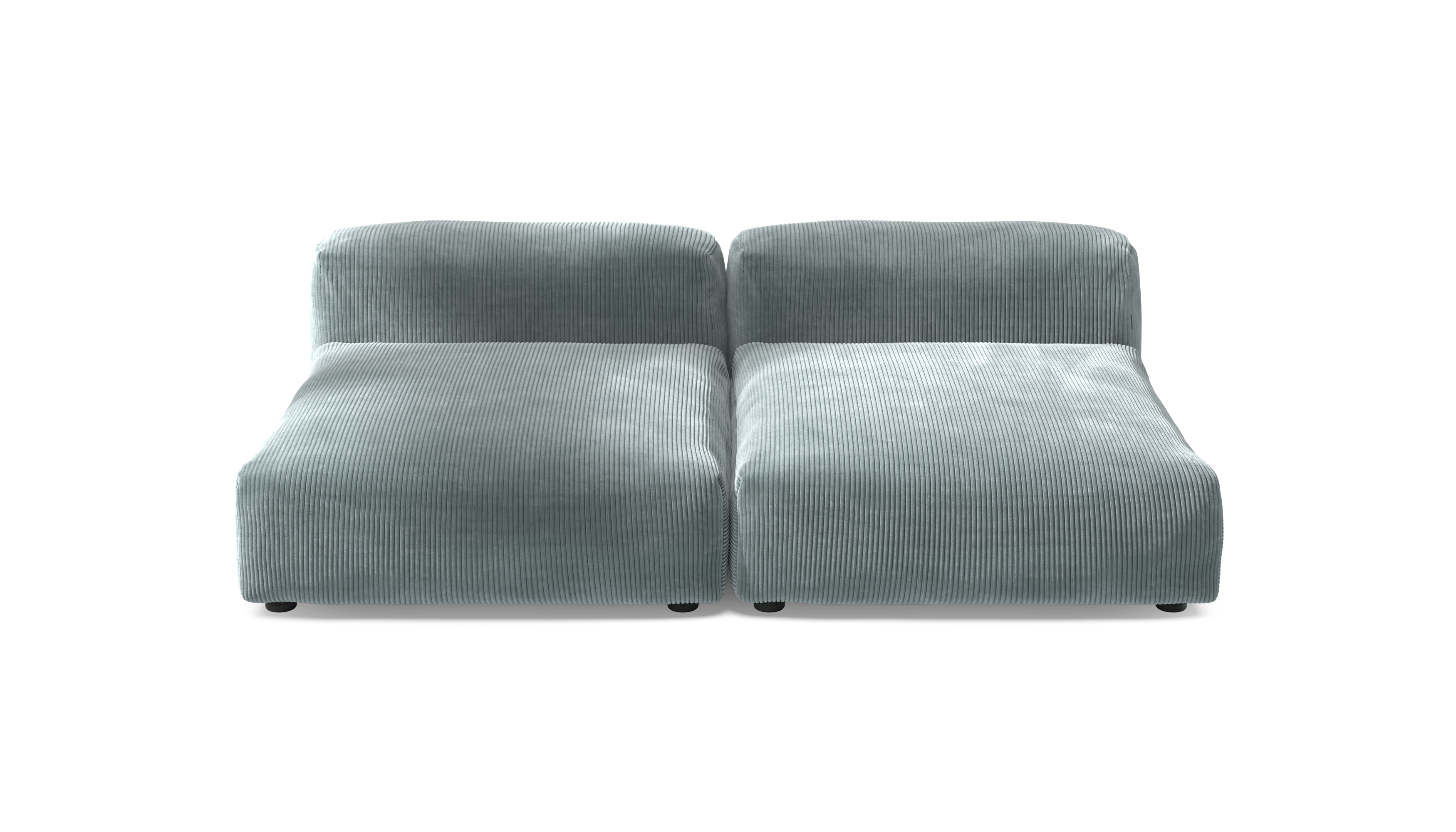 vetsak Sofa Set 01 XLarge divano modulare velluto menta 3,5 posti