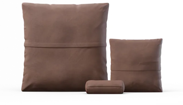 vetsak Pillow Set 2 set cuscini pelle stone