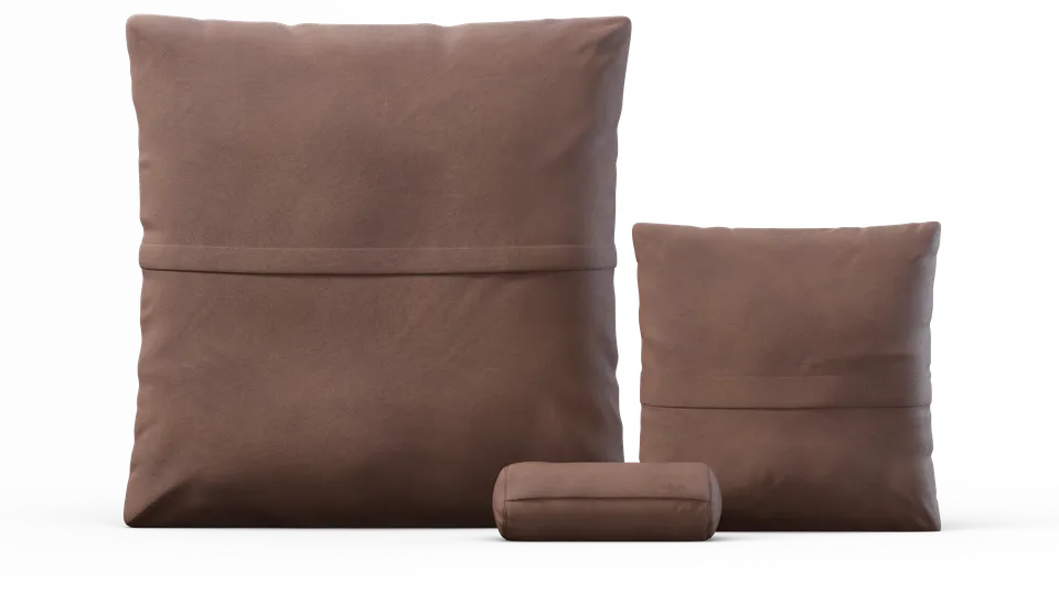 vetsak Pillow Set 2 set cuscini pelle stone