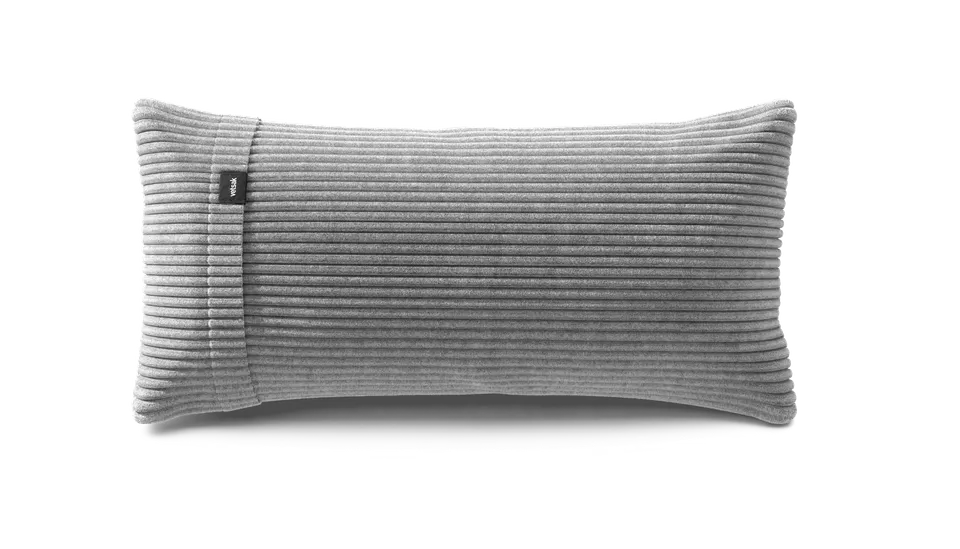 Vetsak Pillow cuscino velluto a coste grigio chiaro