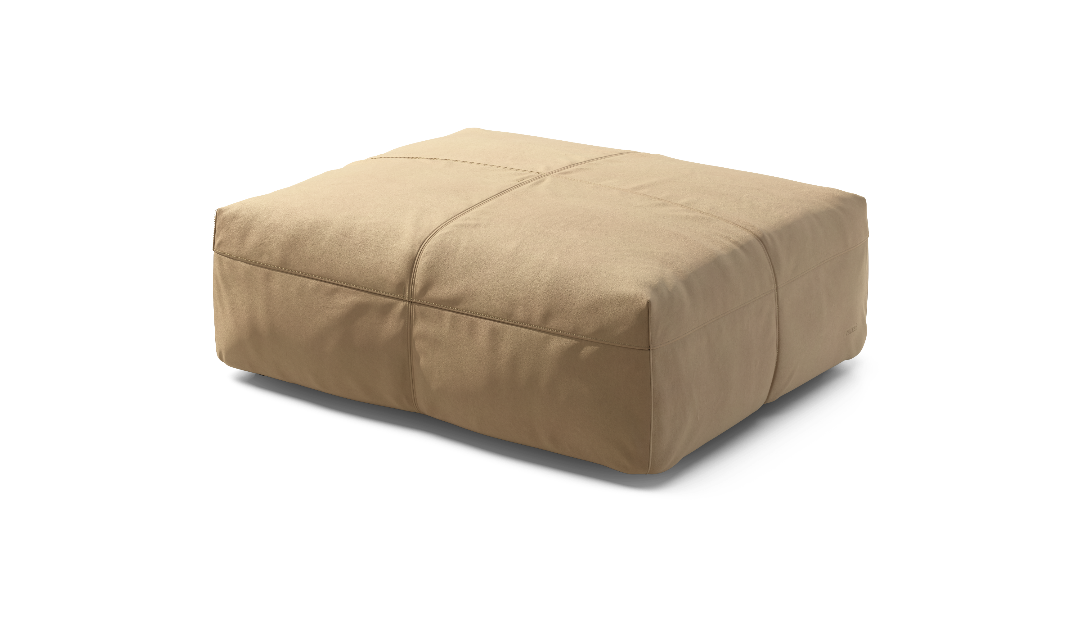 vetsak Cover Sofa Seat Large fodera pelle beige 105x84