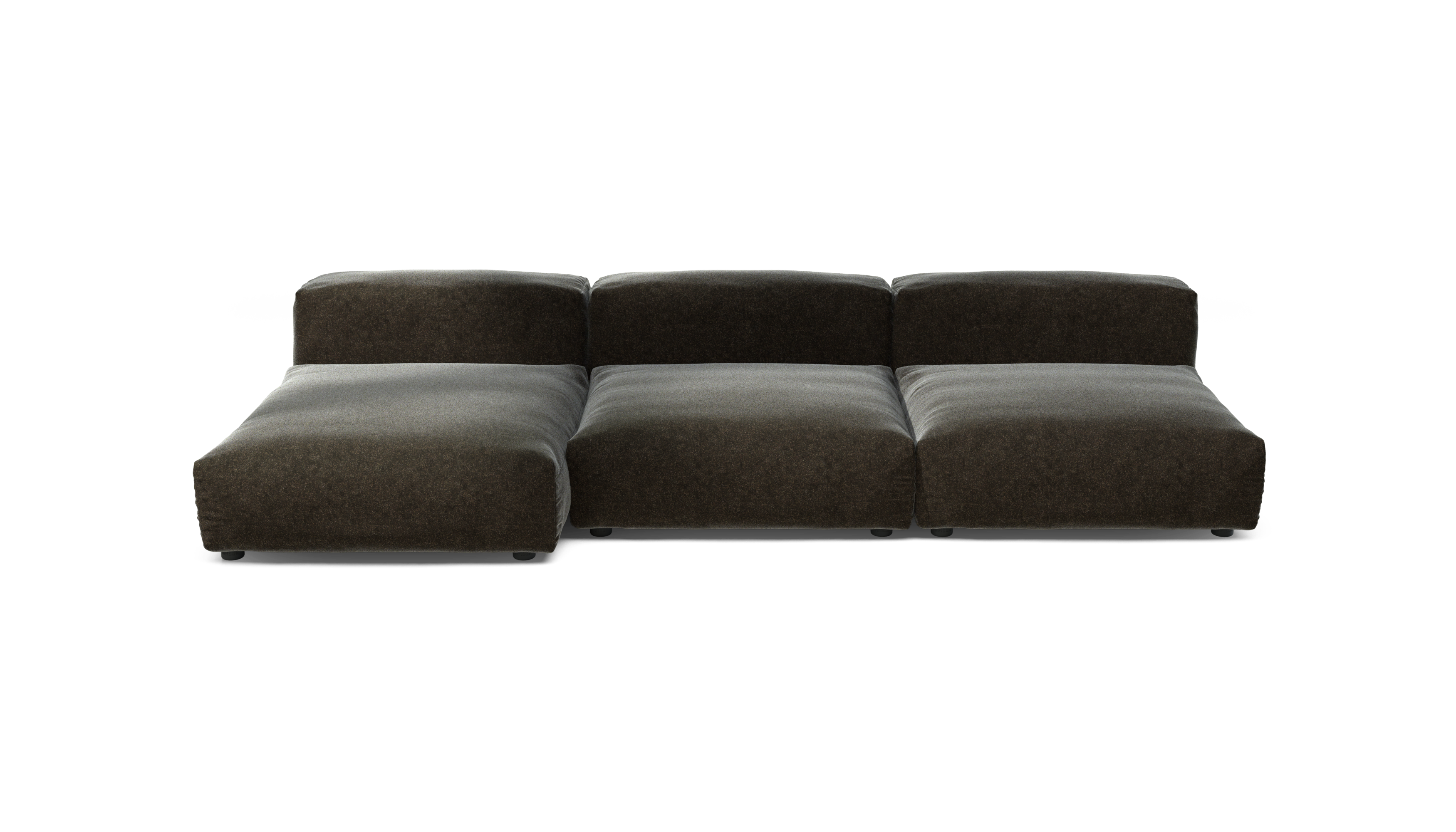 vetsak Sofa Set 04 divano modulare 5 posti suave antracite