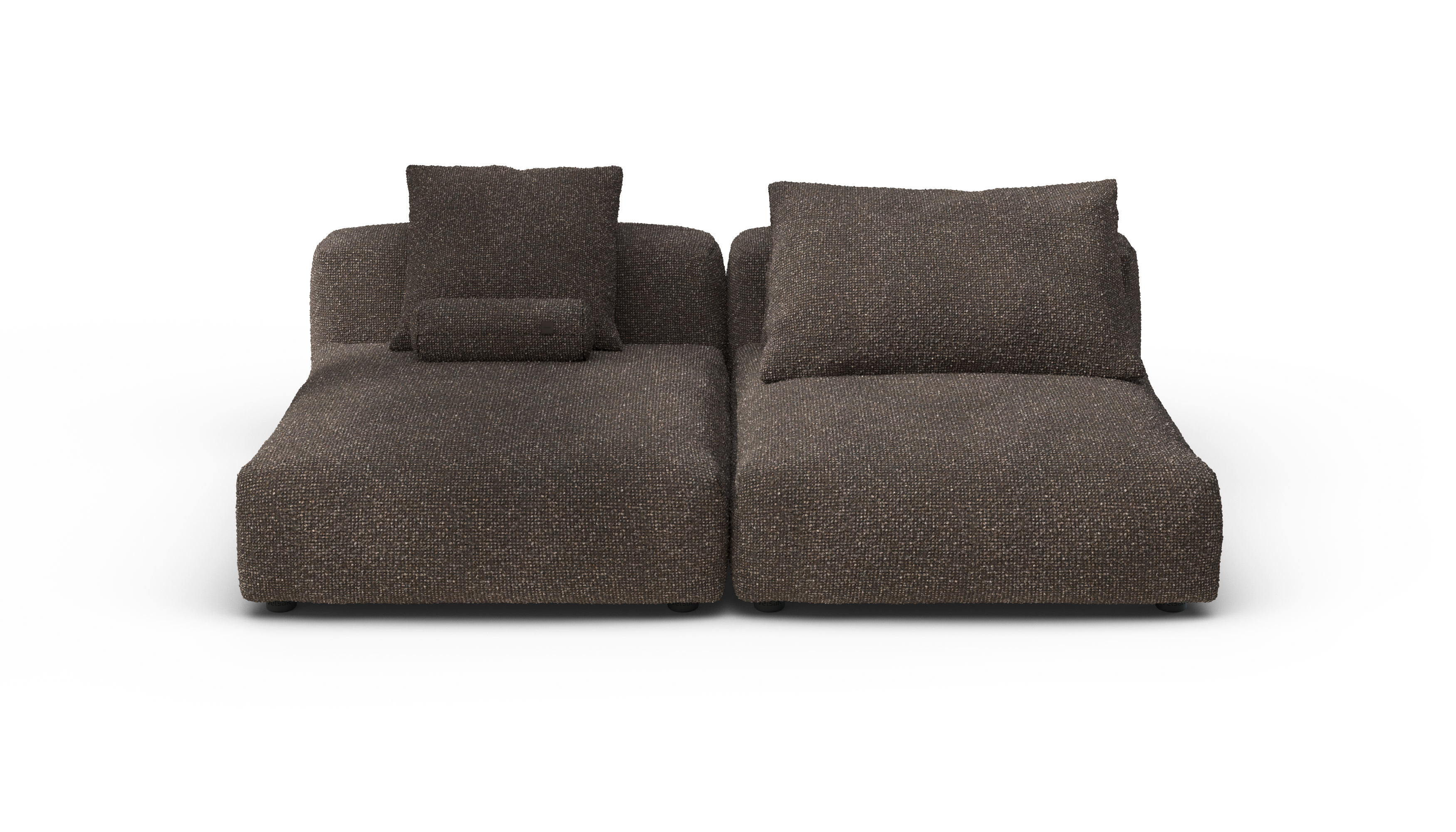vetsak Sofa Set 01 XLarge divano modulare Nub noce 210x136 profondo