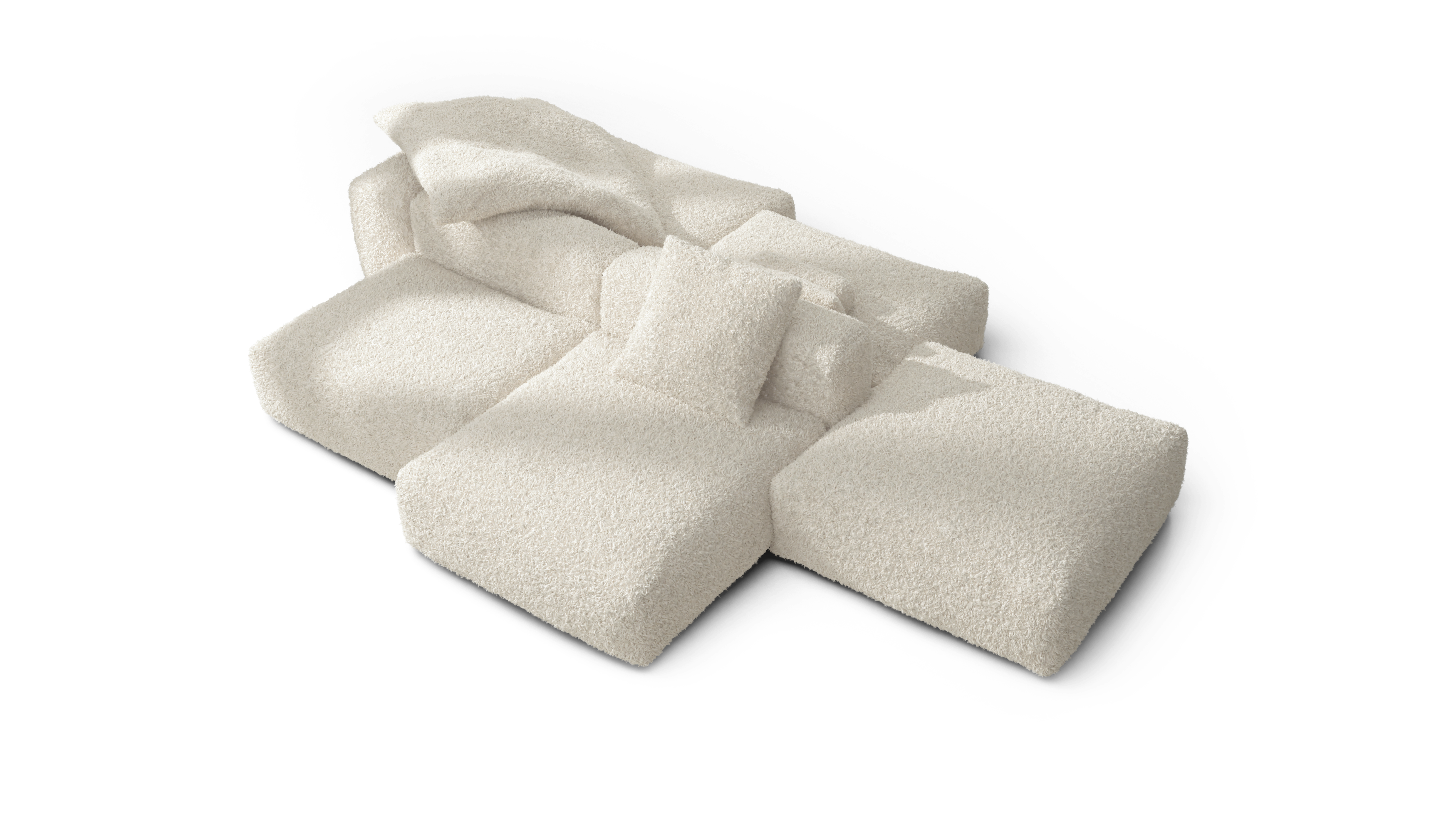 vetsak Sofa Set 09 The Island divano creme 346x241
