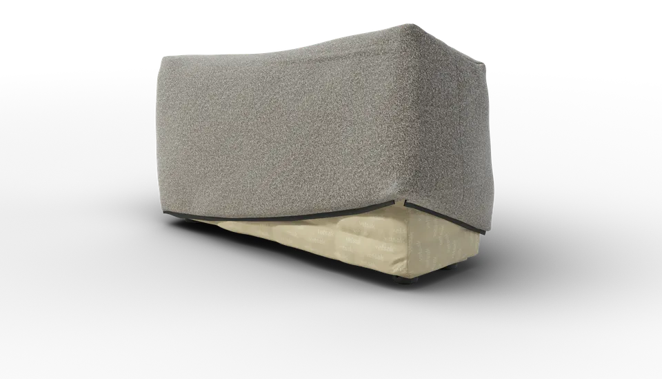 vetsak Sofa Side Large fodera pebble platino lavabile