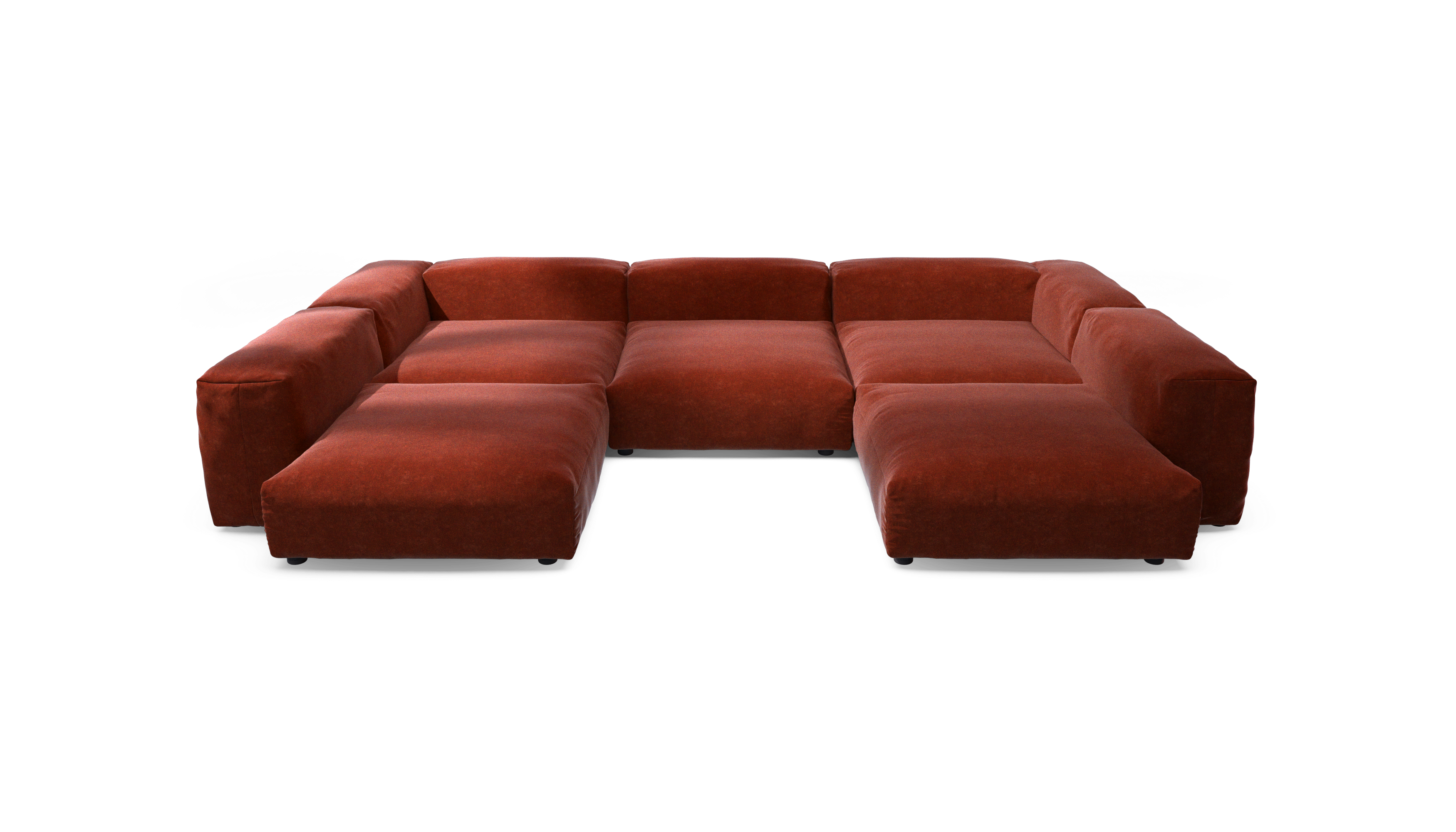 vetsak Sofa Set 06 divano modulare zafferano 6,5 posti