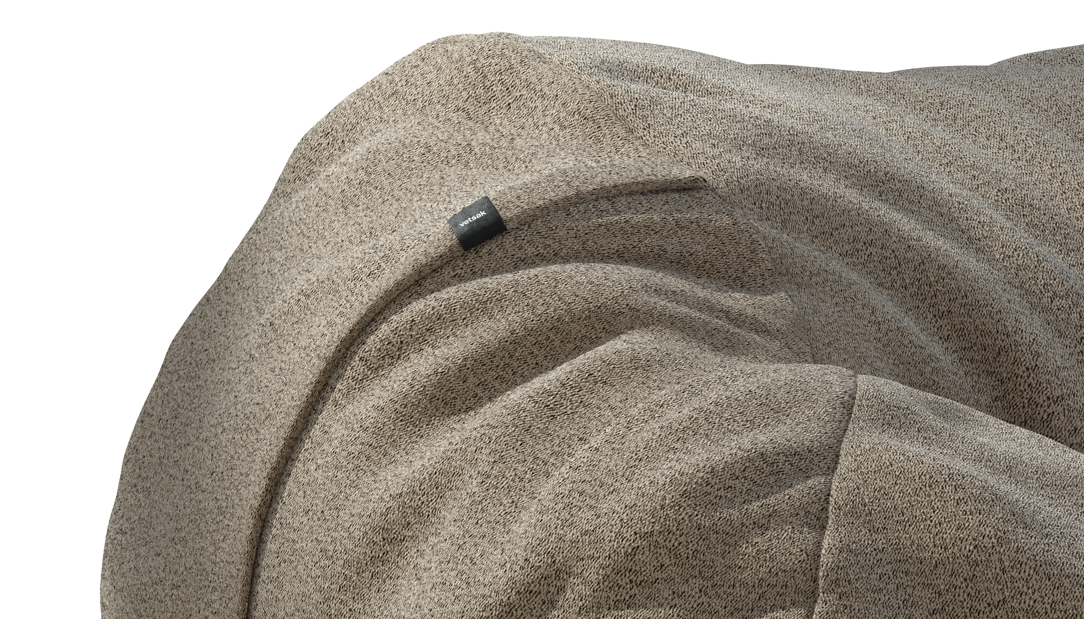 vetsak Beanbag Large fodera pouf taupe